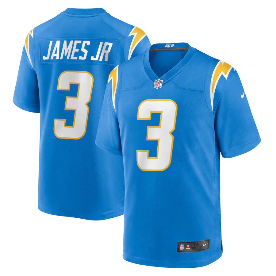 Men Los Angeles Chargers 3 Derwin James Jr. Nike Powder Blue Game NFL Jersey